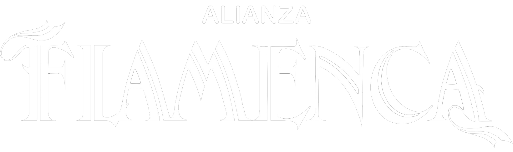 Alianza Flamenca logo white 2024