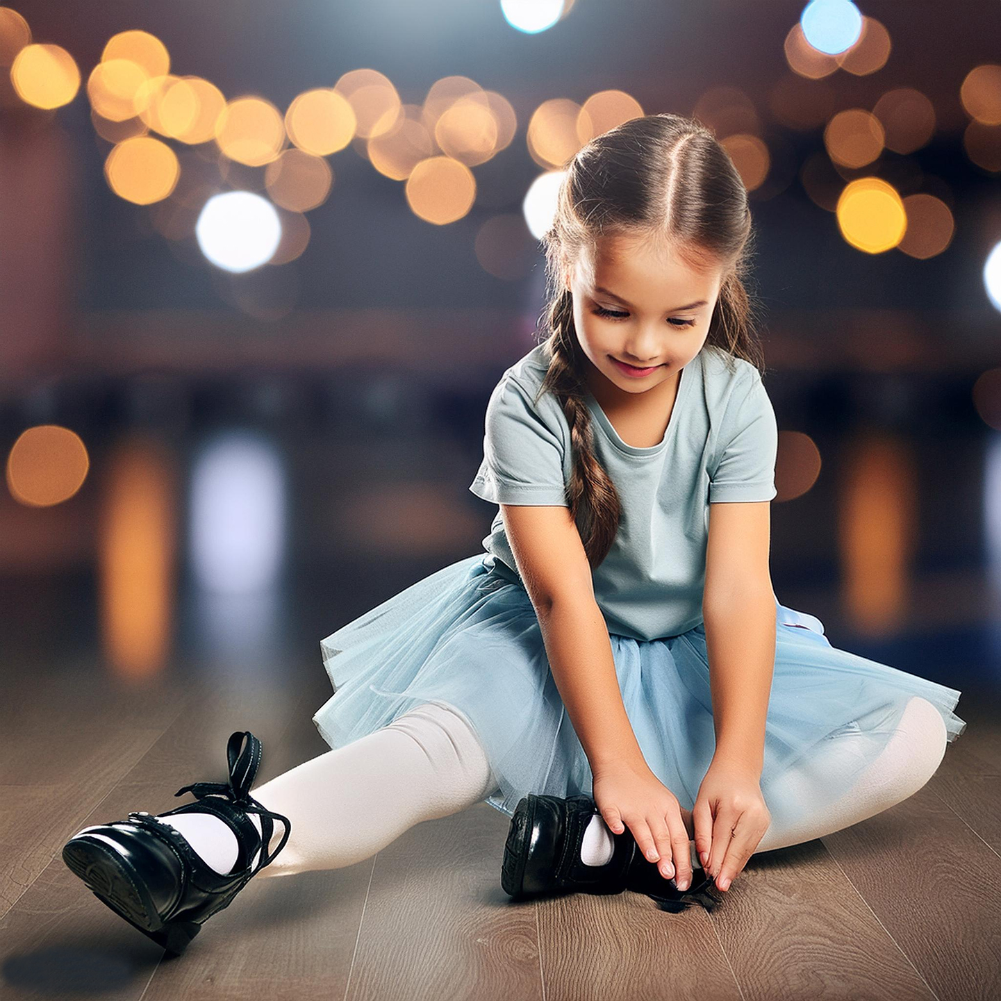 Firefly young girl wearing tap shoes 78872 Firefly young girl wearing tap shoes 78872